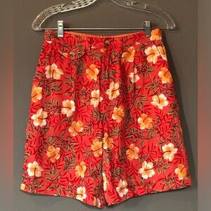 Tropical Print, White Stag Bermuda Shorts
